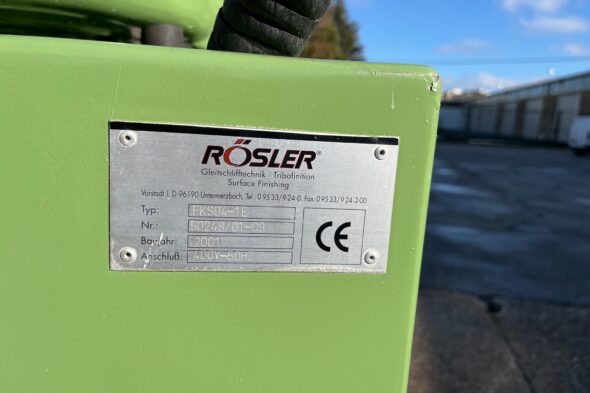 Sistema de fuerza centrífuga Rösler FKS 04.1 E – SUGAL S.C.L.